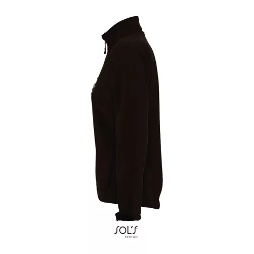 SOL'S ROXY - WOMEN'S SOFTSHELL ZIPPED JACKET (L, Dark Chocolate)