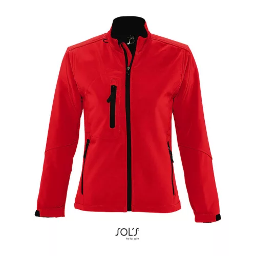 SOL'S ROXY - WOMEN'S SOFTSHELL ZIPPED JACKET (2XL, Pepper Red)