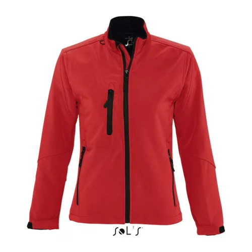 SOL'S ROXY - WOMEN'S SOFTSHELL ZIPPED JACKET (L, Pepper Red)