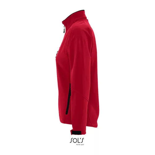 SOL'S ROXY - WOMEN'S SOFTSHELL ZIPPED JACKET (L, Pepper Red)