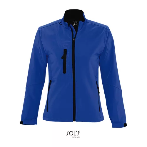 SOL'S ROXY - WOMEN'S SOFTSHELL ZIPPED JACKET (XL, Royal Blue)
