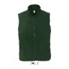 SOL'S NORWAY - UNISEX SLEEVELESS FLEECE CARDIGAN (2XL, Fir Green)