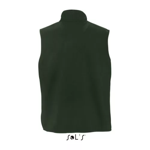 SOL'S NORWAY - UNISEX SLEEVELESS FLEECE CARDIGAN (L, Fir Green)