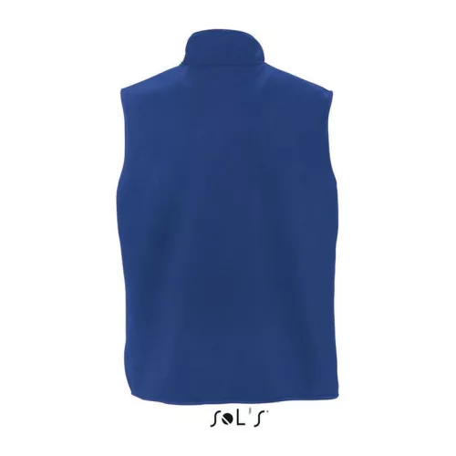 SOL'S NORWAY - UNISEX SLEEVELESS FLEECE CARDIGAN (XL, Royal Blue)