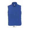 SOL'S NORWAY - UNISEX SLEEVELESS FLEECE CARDIGAN (XS, Royal Blue)