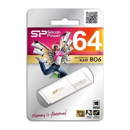 Silicon Power pendrive Blaze B06 (16GB, Fehér)