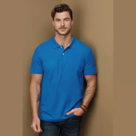 Classic Férfi Galléros Póló (2XL, Bottle Green)