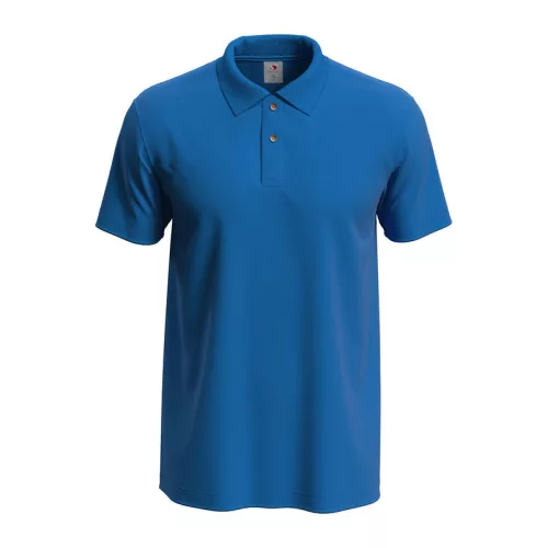 Classic Férfi Galléros Póló (3XL, Bright Royal)