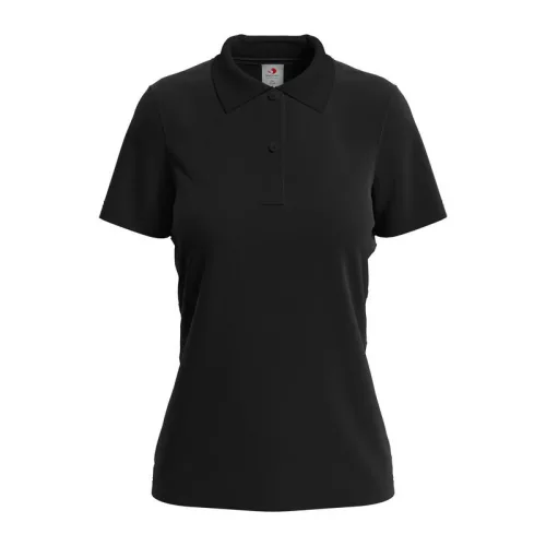 Classic Női Galléros Póló (XL, Black Opal)