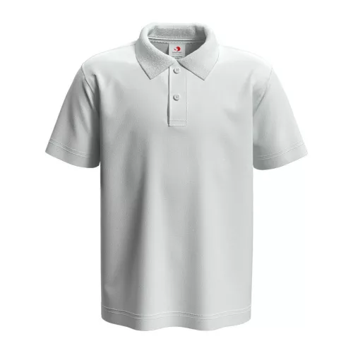 Classic Gyerek Galléros Póló (9-10, White)