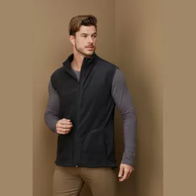 Classic Uniszex Polár Mellény (S, Black Opal)