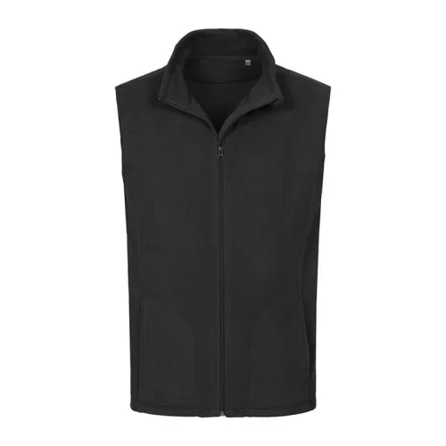 Classic Uniszex Polár Mellény (XL, Black Opal)