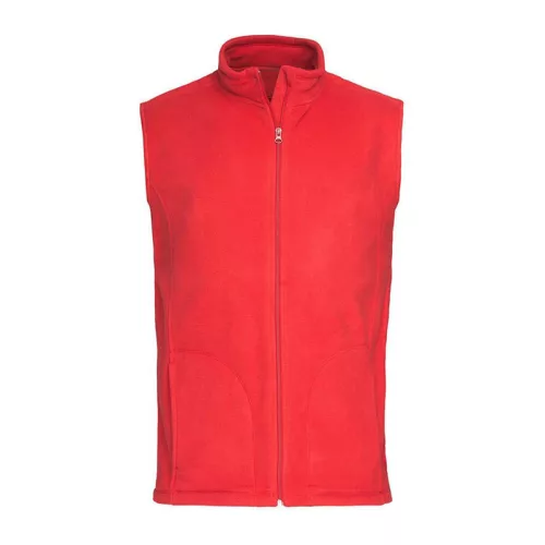 Classic Uniszex Polár Mellény (2XL, Scarlet Red)