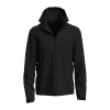 Lux Uniszex Softshell Dzseki (4XL, Black Opal)