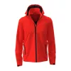 Lux Uniszex Softshell Dzseki (5XL, Scarlet Red)