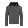 Recycled Uniszex Scuba Dzseki (2XL, Anthra Heather)