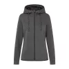 Recycled Női Scuba dzseki (XL, Anthra Heather)