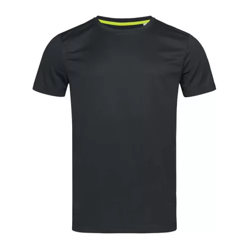 Mesh-T Uniszex Póló (L, Black Opal)
