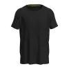 Mesh Raglan Uniszex Póló (L, Black Opal)