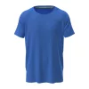 Mesh Raglan Uniszex Póló (L, Bright Royal)