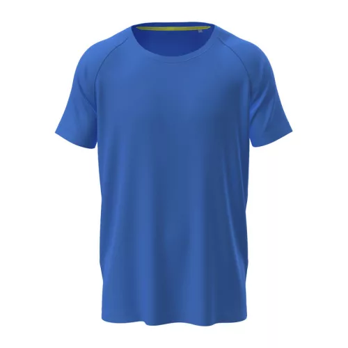 Mesh Raglan Uniszex Póló (M, Bright Royal)