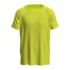 Mesh Raglan Uniszex Póló (L, Cyber Yellow)
