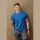 Mesh Raglan Uniszex Póló (L, Slate Grey)