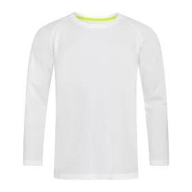 Mesh Uniszex Hosszú Ujjú Felső (M, White)