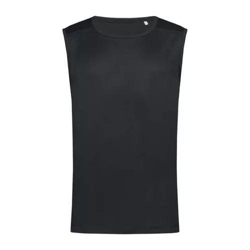 Mesh Uniszex Trikó (M, Black Opal)