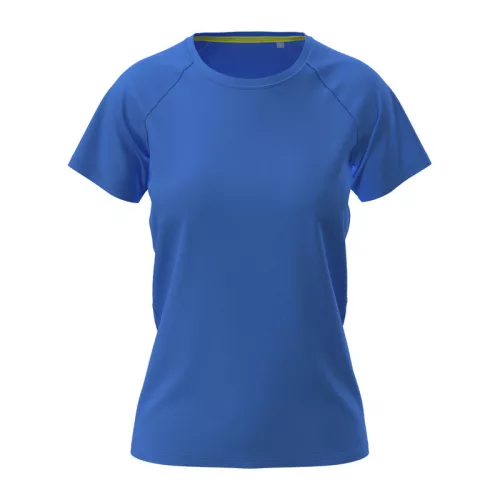Mesh Raglan Női Póló (XL, Bright Royal)