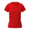 Mesh Raglan Női Póló (S, Scarlet Red)