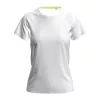 Mesh Raglan Női Póló (L, White)