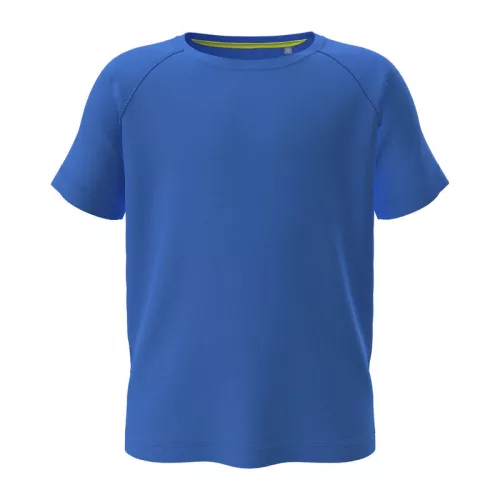 Mesh Raglan Gyerek Póló (9-10, Bright Royal)