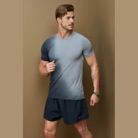Seamless Sport-T Uniszex Póló (L, Blue Midnight)