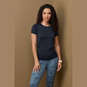 Seamless Sports-T Női Póló (L, Black Opal)