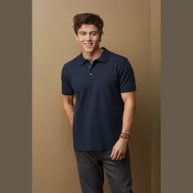 Lux Uniszex Galléros Póló (L, White)