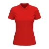 Lux Női Galléros Póló (L, Scarlet Red)