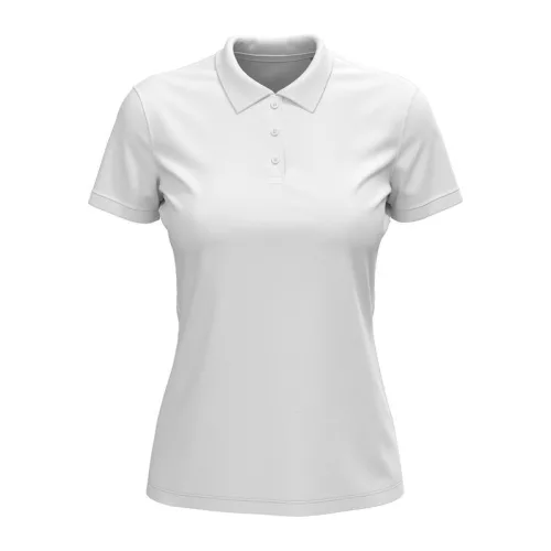 Lux Női Galléros Póló (L, White)