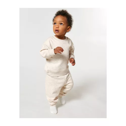Baba melegítőnadrág (6-12 m/68-80cm, Eco Heather)