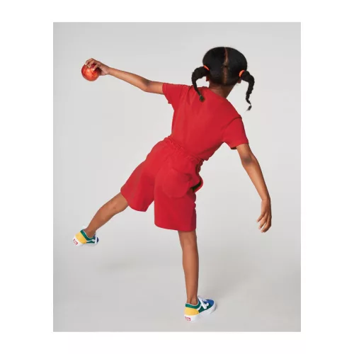 Mini Bolter gyermek melegítő rövidnadrág (5-6/110-116cm, Red)