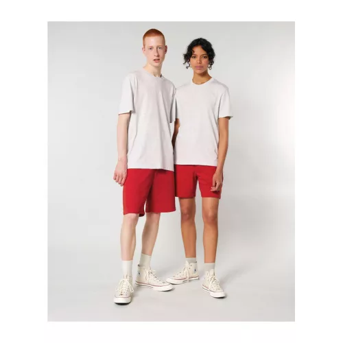 Trainer 2.0 uniszex jogger rövidnadrág (L, Red)