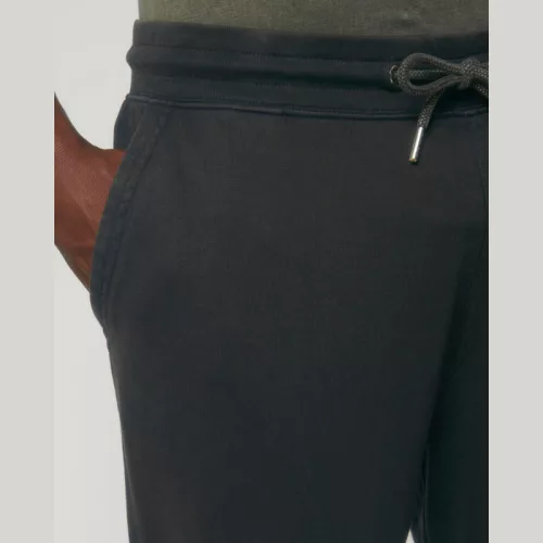 Mover Vintage uniszex jogger nadrág (XS, G. Dyed Black Rock)