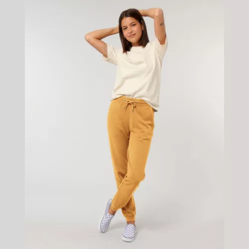 Mover Vintage uniszex jogger nadrág (XS, G. Dyed Gold Ochre)