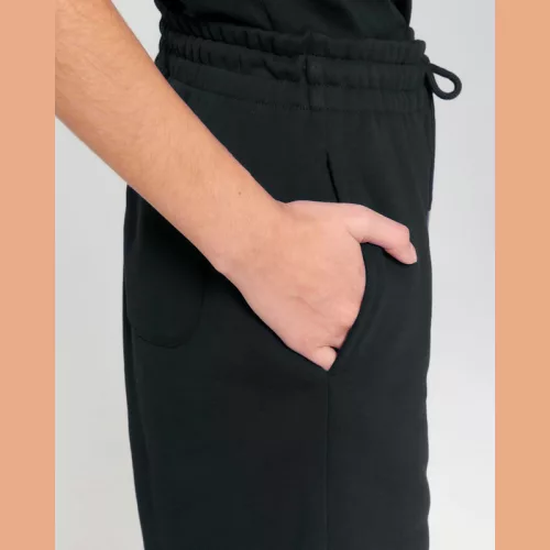 Boarder Dry uniszex jogger rövidnadrág (M, Black)