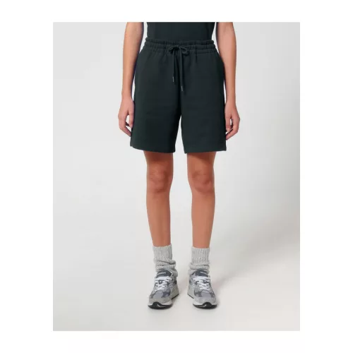 Boarder Dry uniszex jogger rövidnadrág (S, Black)