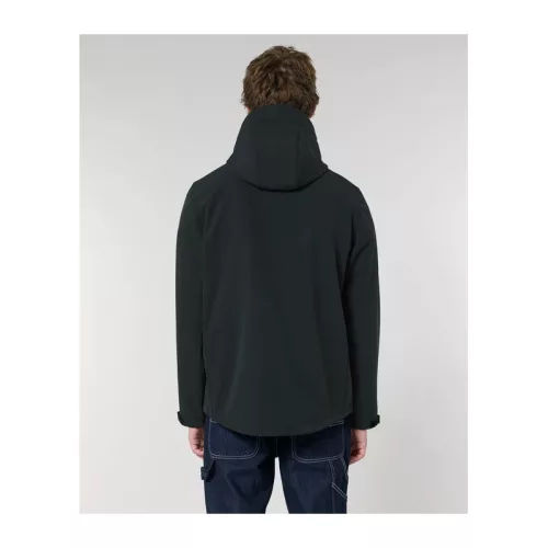 Stanley Discoverer férfi kapucnis softshell kabát (L, Black)