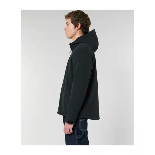 Stanley Discoverer férfi kapucnis softshell kabát (L, Black)