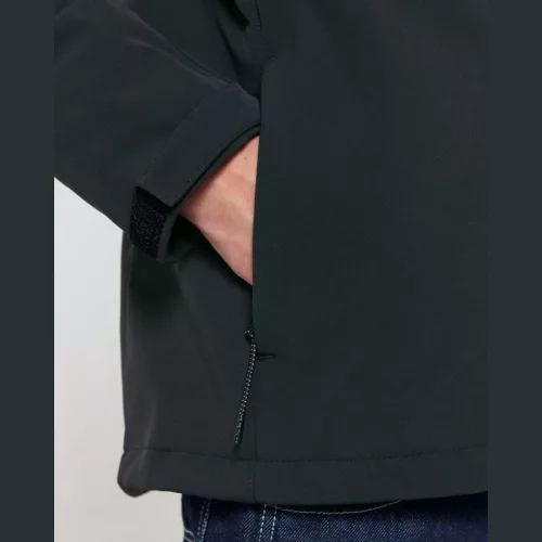 Stanley Discoverer férfi kapucnis softshell kabát (4XL, Black)