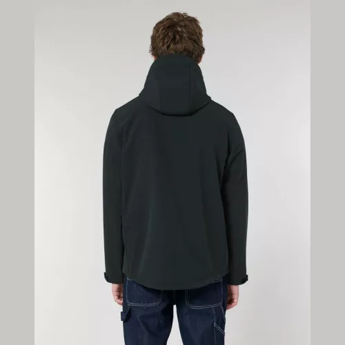 Stanley Discoverer férfi kapucnis softshell kabát (4XL, Black)