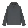 Stanley Discoverer férfi kapucnis softshell kabát (XL, Anthracite)